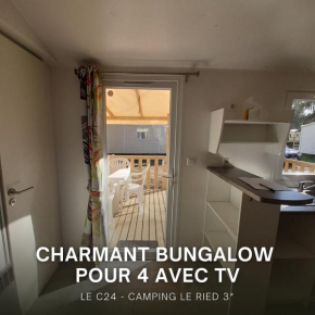 Le C24 - Charmant bungalow tout équipé pour 4 avec TV